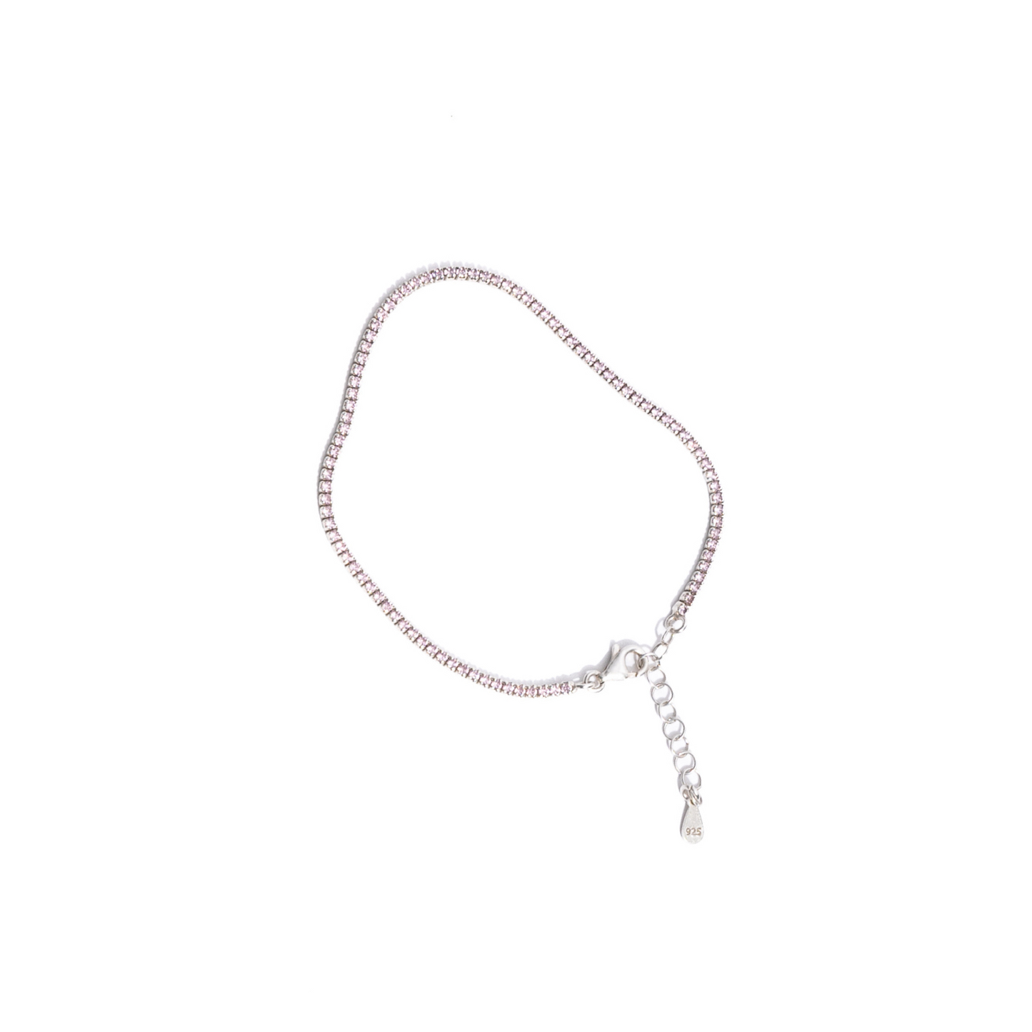 Baby Tennis Bracelet in Pink