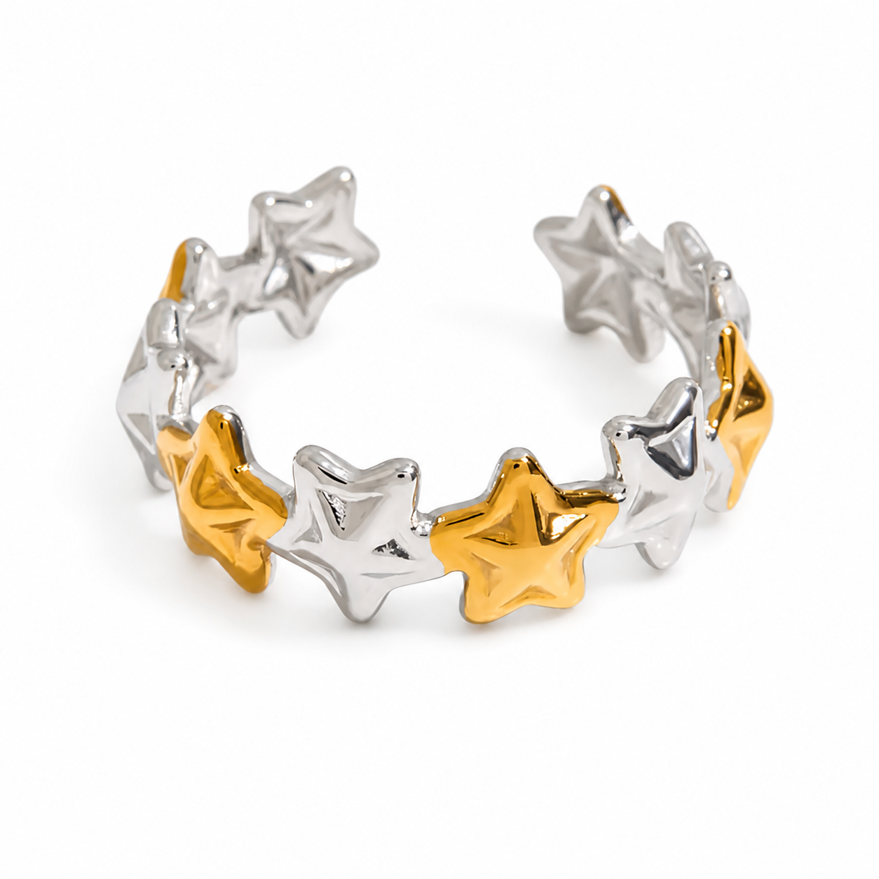Two-Toned Star Ring