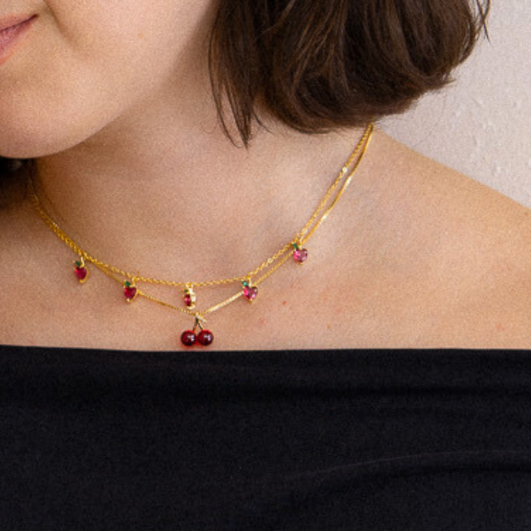 Cherry Charm Necklace