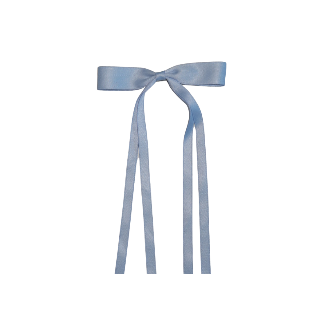 Satin Bow Hair Clips