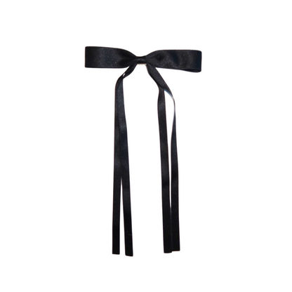 Satin Bow Hair Clips
