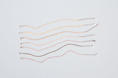 Baby Tennis Bracelet in Black