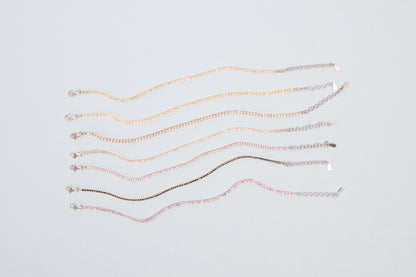 Big Baby Tennis Bracelet in Peach