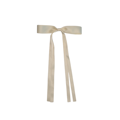 Satin Bow Hair Clips