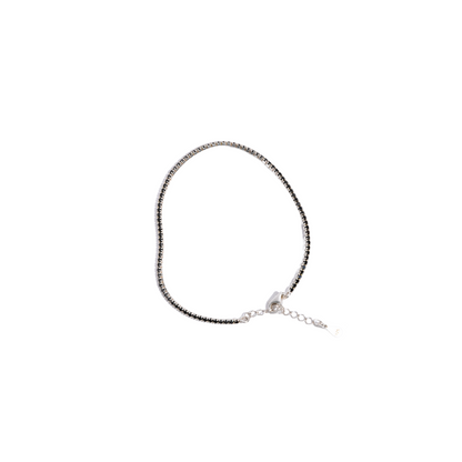 Baby Tennis Bracelet in Black