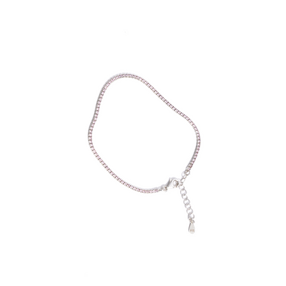 Baby Tennis Bracelet in Pink