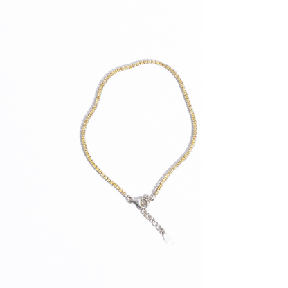 Baby Tennis Bracelet in Yellow