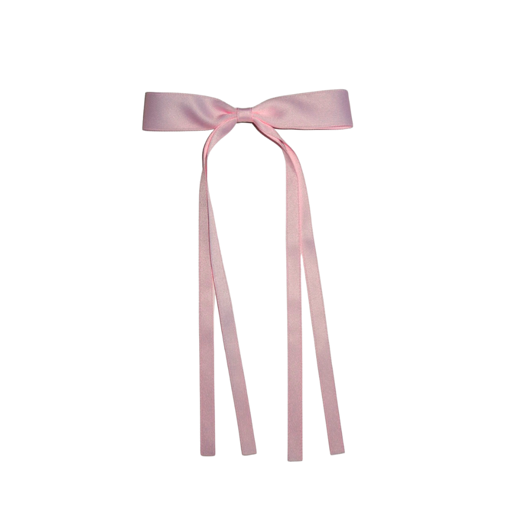Satin Bow Hair Clips