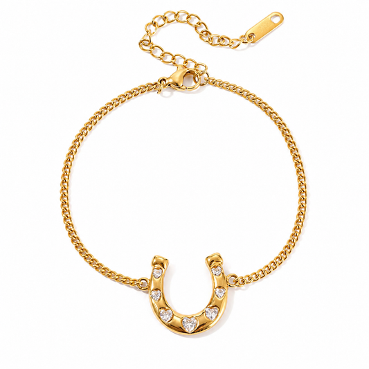 Dainty Horseshoe Bracelet