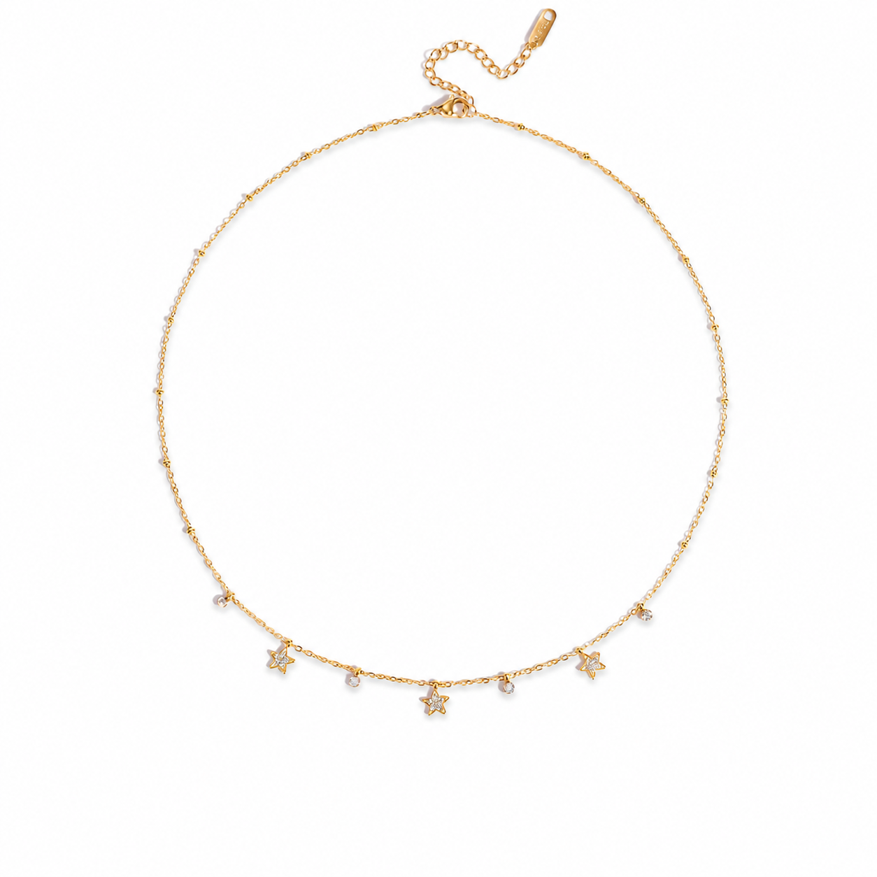 Embellished Stars Necklace