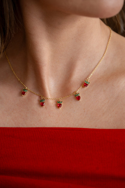Strawberry Necklace