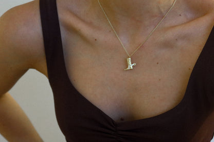 Cowboy Boot Necklace