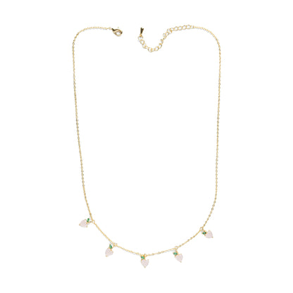 Peach Necklace